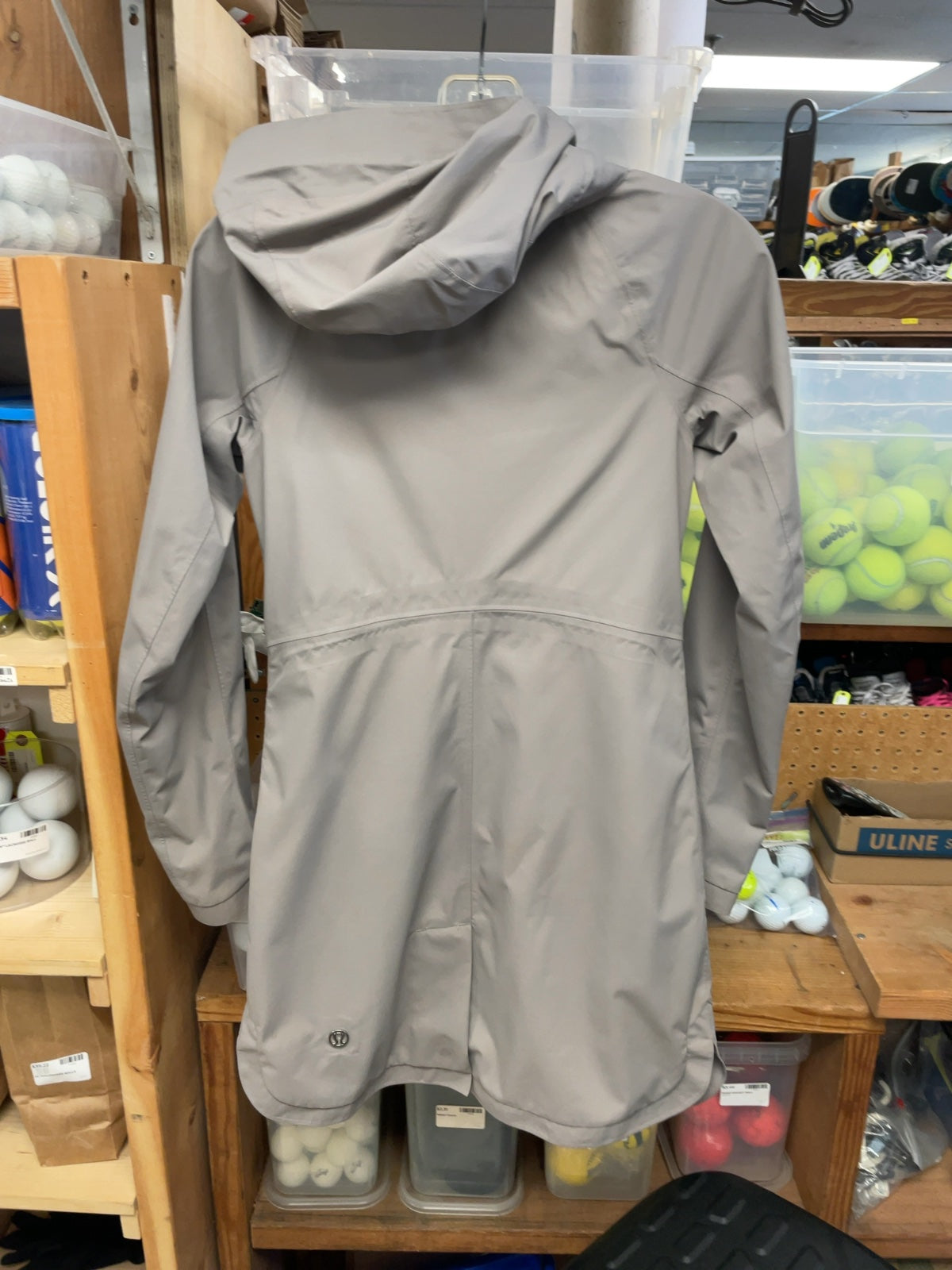 Lululemon Hooded Long Jacket Size 2 Grey