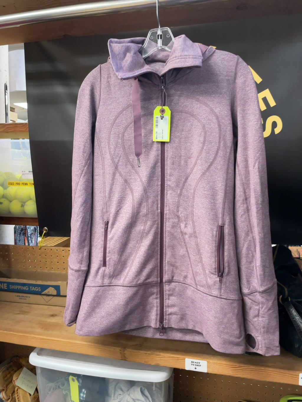 Lululemon Jacket Size 8 Purple Full Zip Hooded