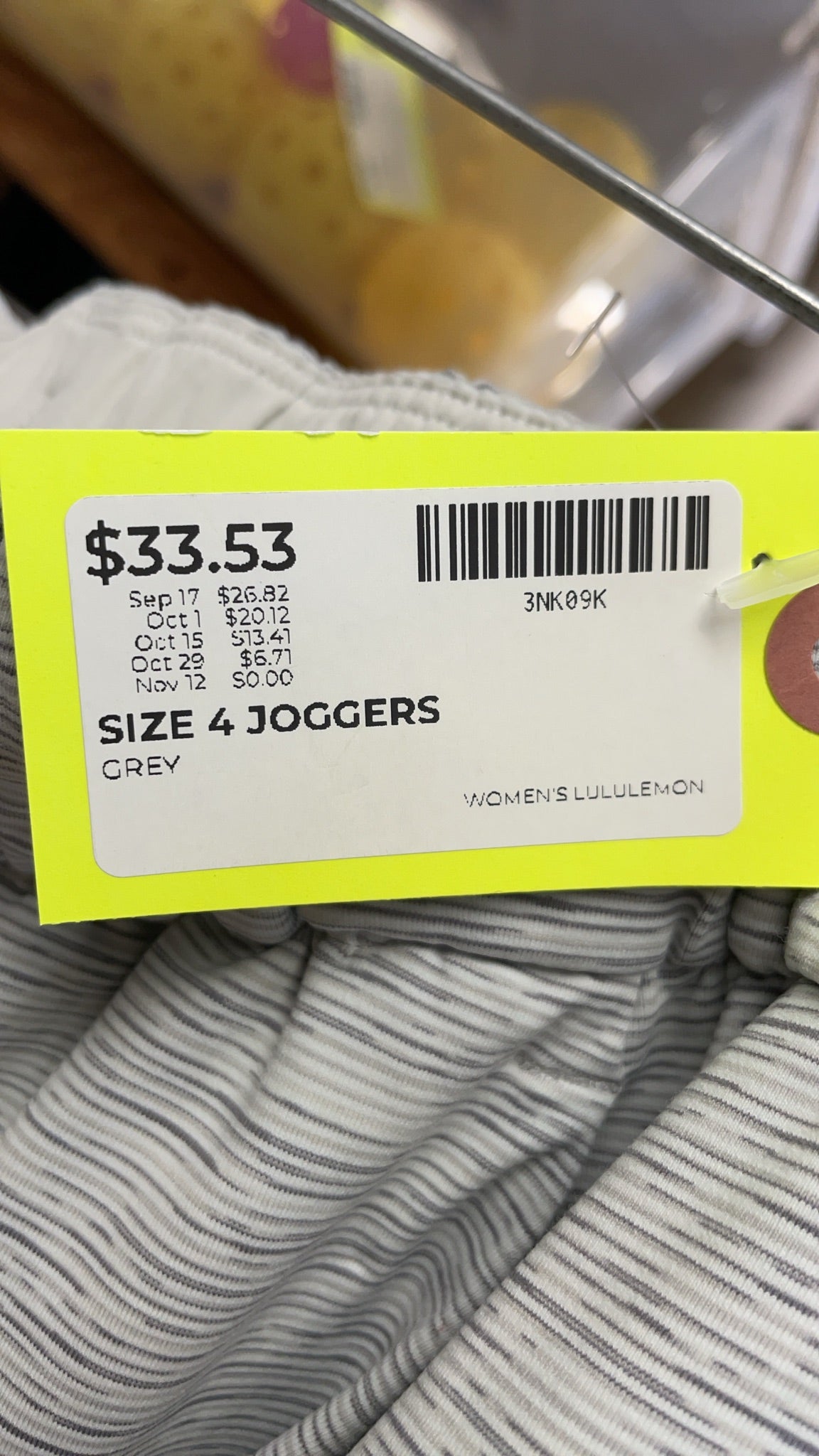 Lululemon Joggers Size 4 Grey