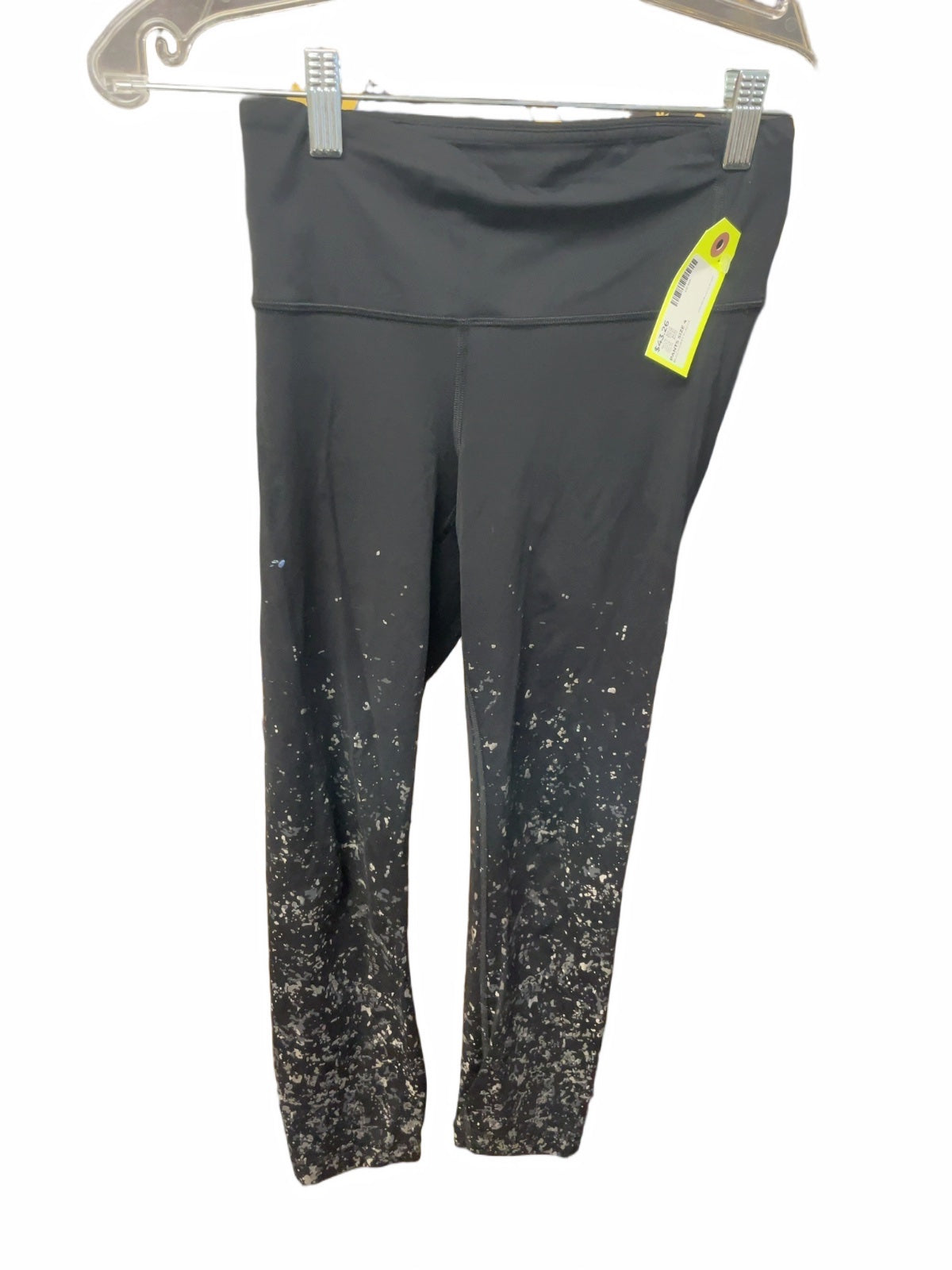 Lululemon Leggings Size 4 Black/Grey Flecks