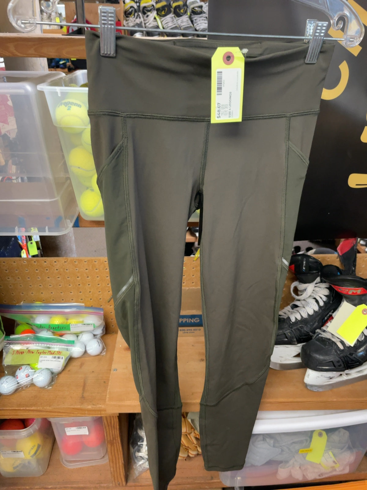 Lululemon Leggings Size 4 Green