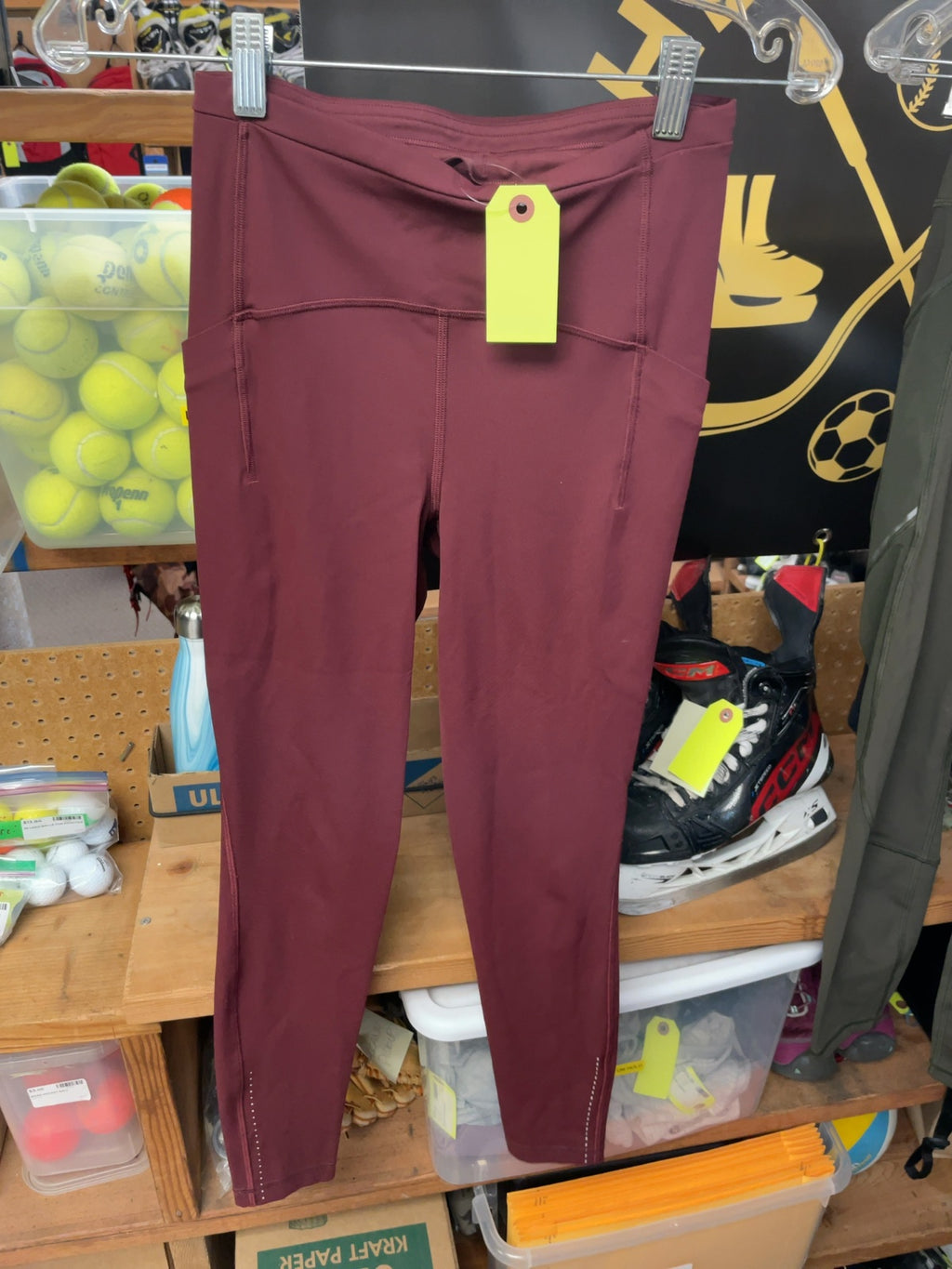 Lululemon Leggings Size 4 Maroon
