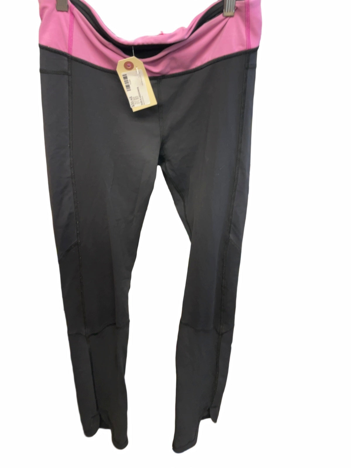 Lululemon Leggings Size 6 Black/Pink