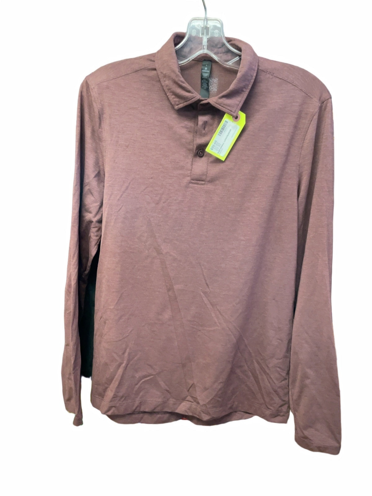 Lululemon Long Sleeve Polo Size Small Maroon
