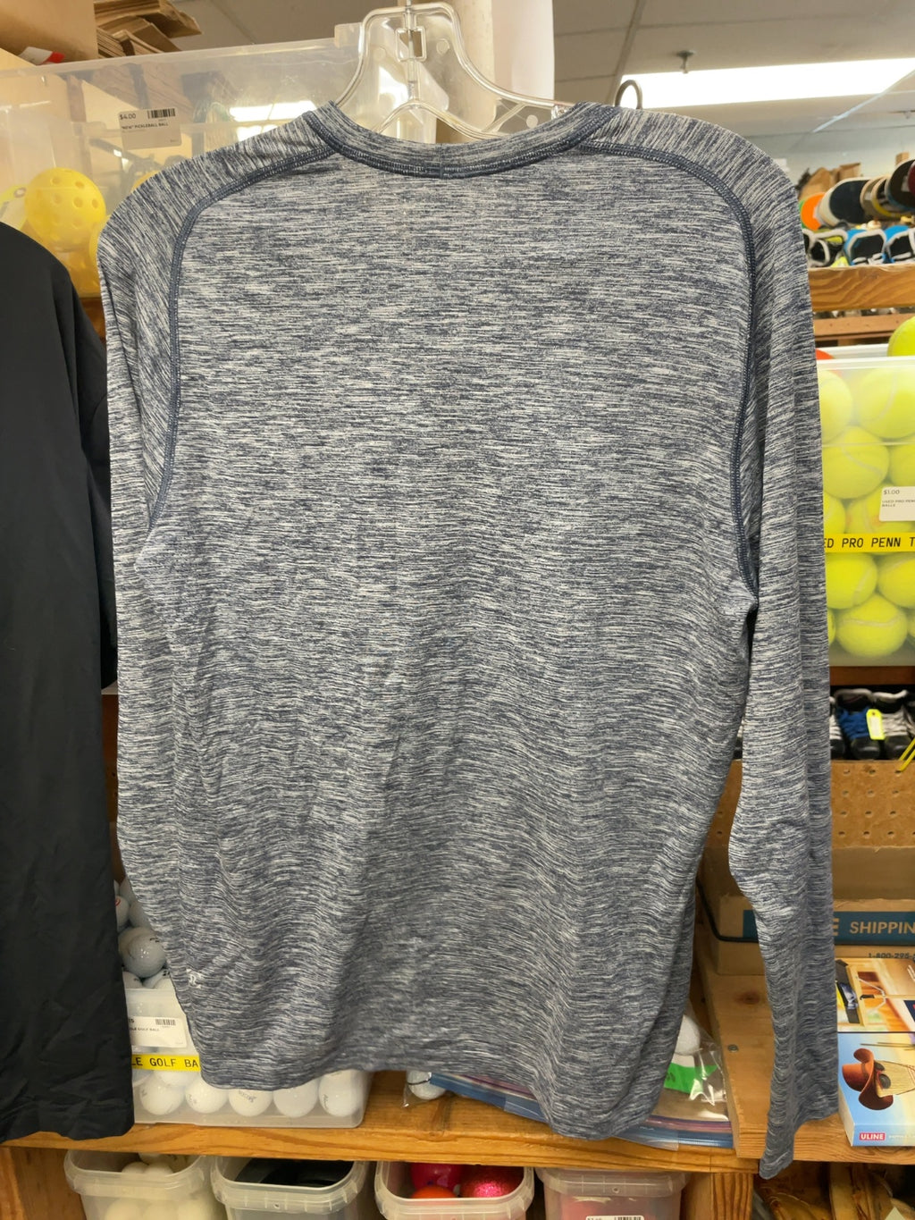 Lululemon Long Sleeve Shirt Size Medium Blue Heathered