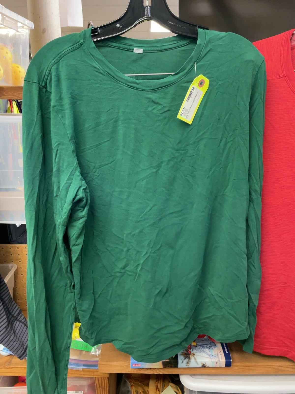 Lululemon Longsleeve Medium Green Shirt