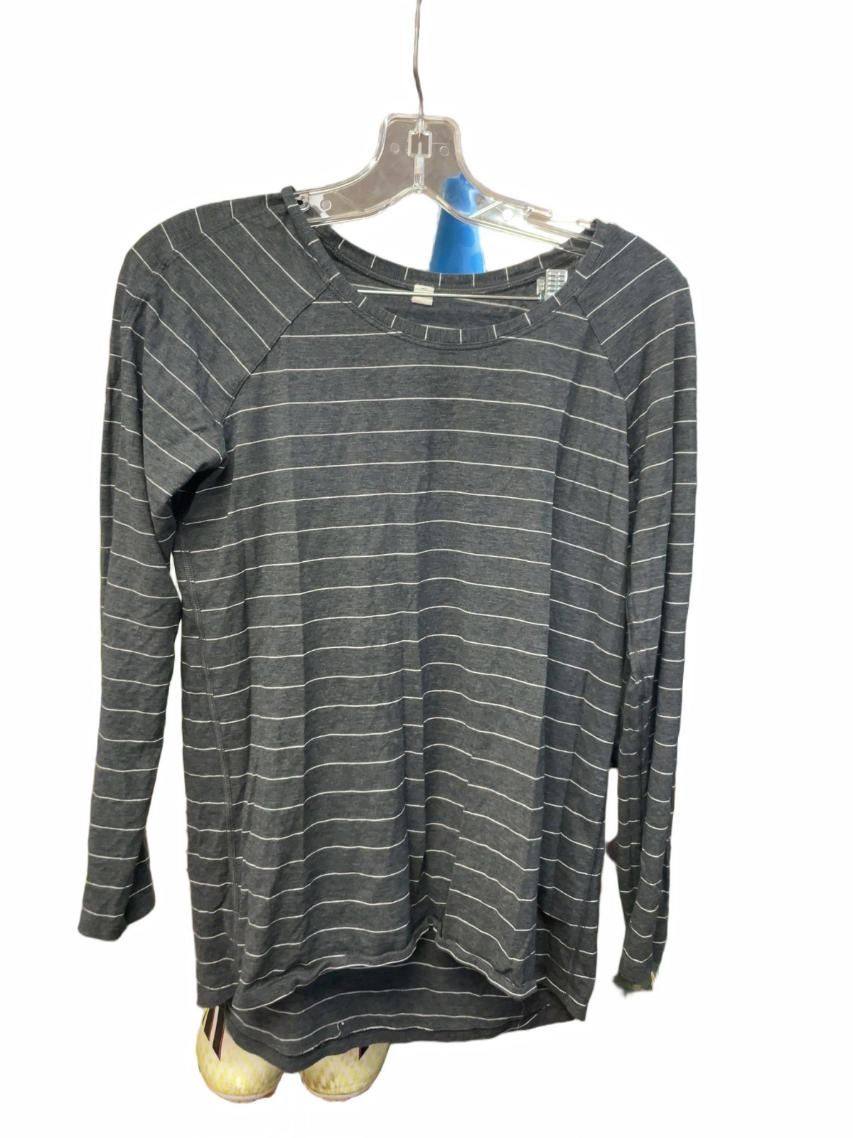 Lululemon Longsleeve Size 6 Grey Striped