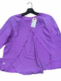 Lululemon Longsleeve Size 8 Purple Split Back