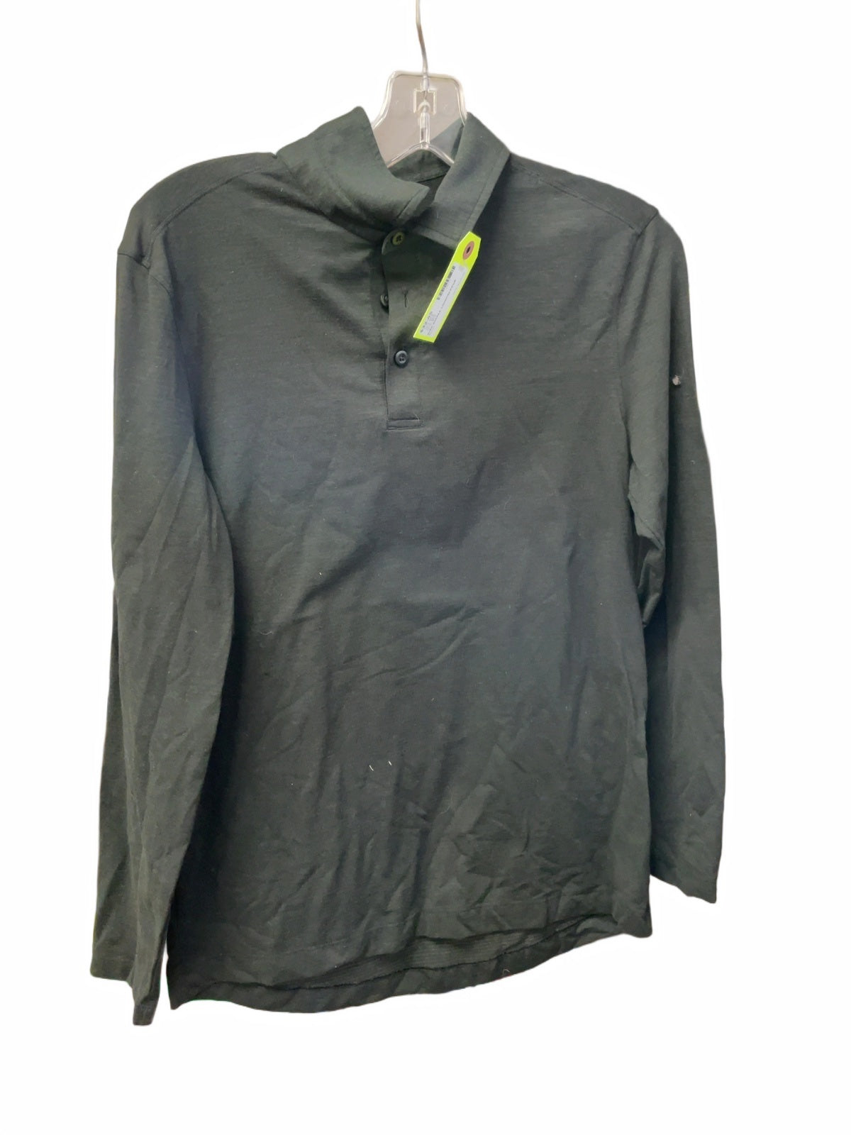 Lululemon Longsleeve Size Small Men's Black Polo