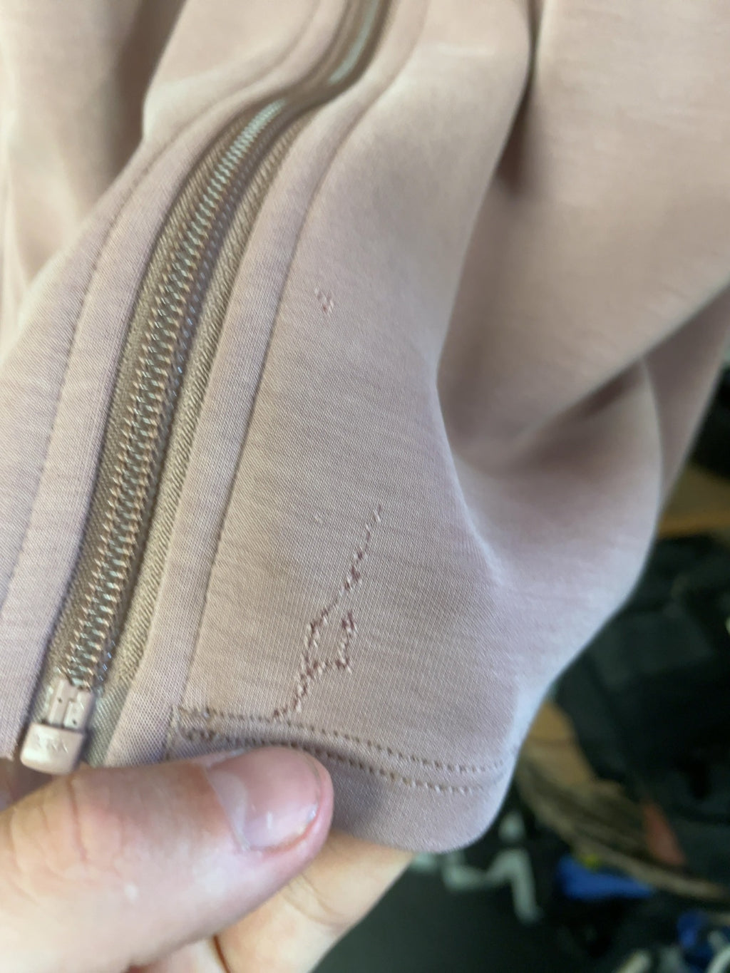 Lululemon LW3NS5S Size Small Pink Full Zip Jacket
