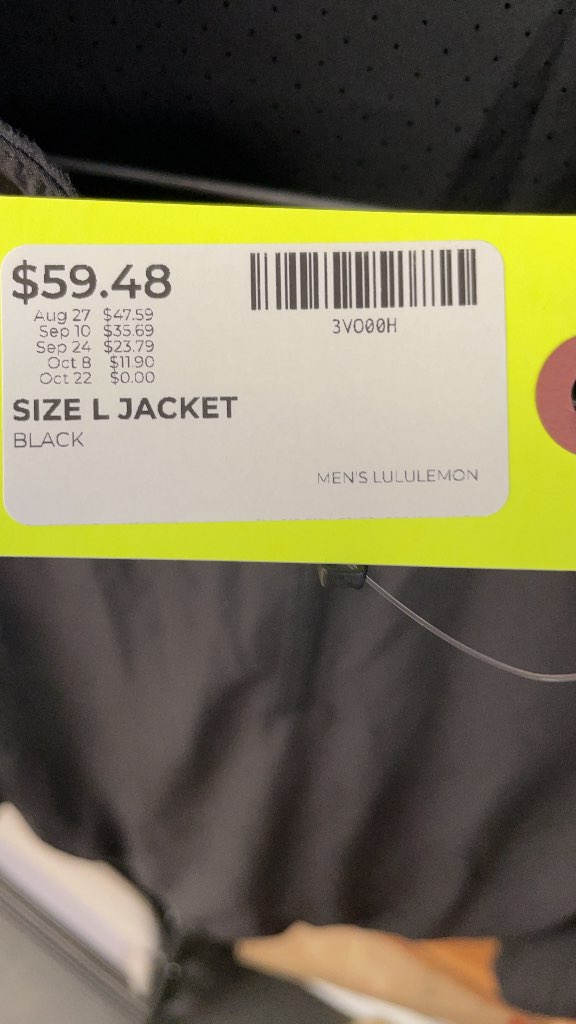 Lululemon Men's 1/4 Zip Jacket