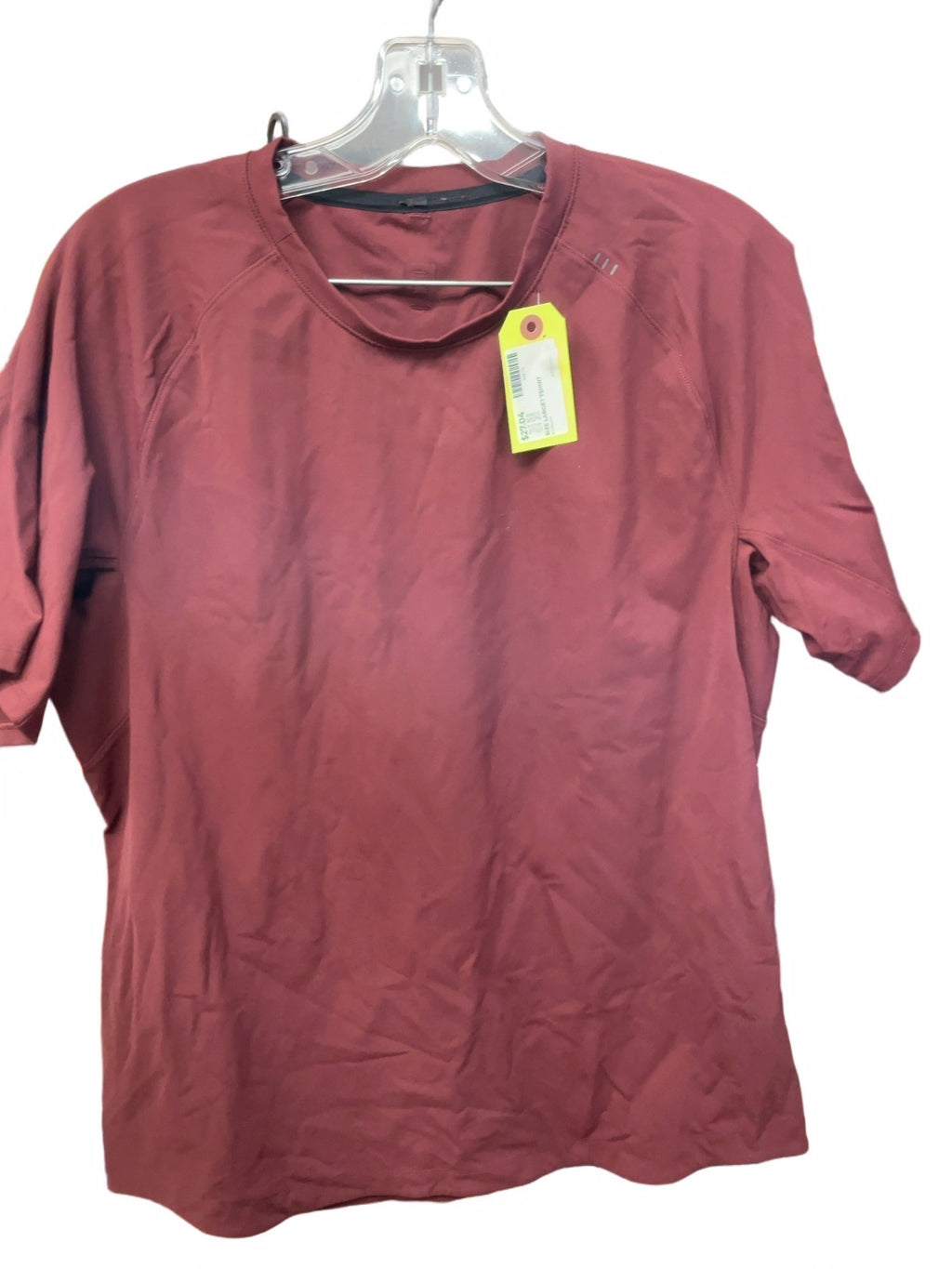 Lululemon Men's Athletic T-Shirt Size Large Maroon