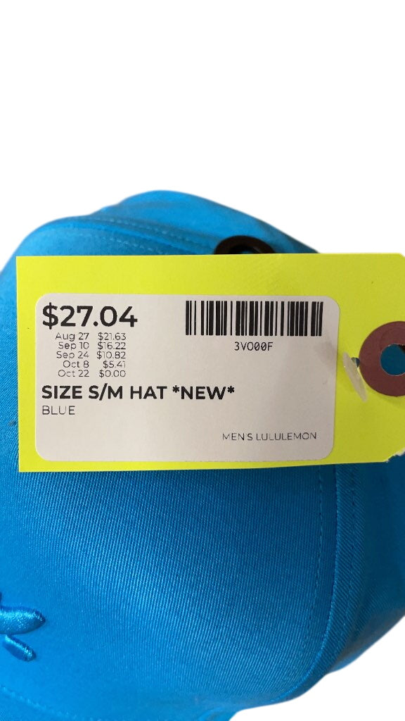 Lululemon Men's Blue Hat - Size S/M