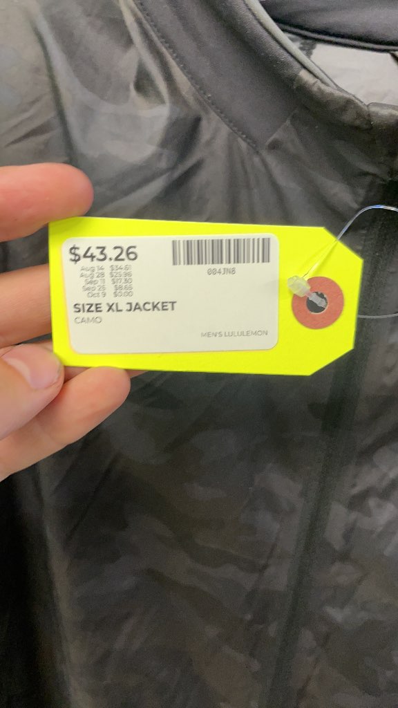 Lululemon Men's Camo Full-Zip Jacket