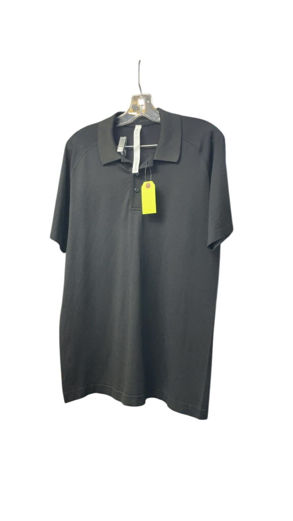 Lululemon Men's Polo Shirt - Black - Size Large