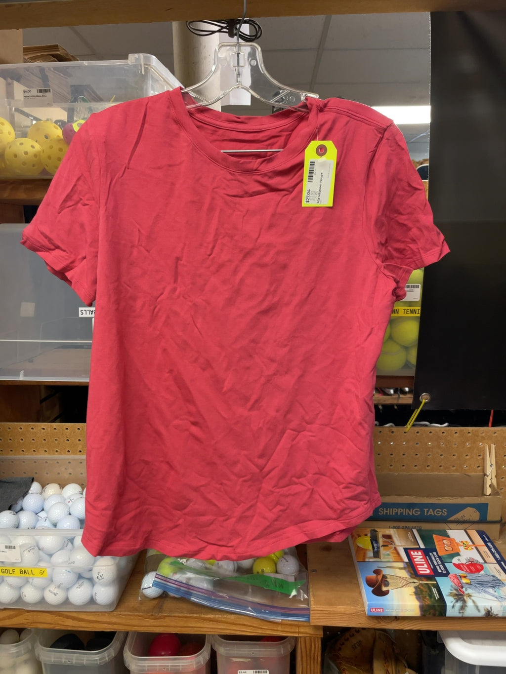 Lululemon Men's T-Shirt Medium Red