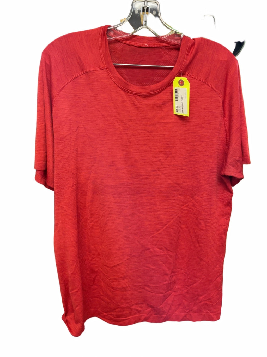 Lululemon Metal Vent Tech Size Medium Red T-Shirt