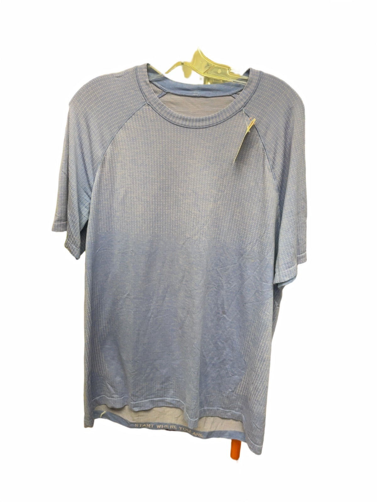 Lululemon Metal Vent Tech Size XL Short Sleeve Shirt Blue Purple