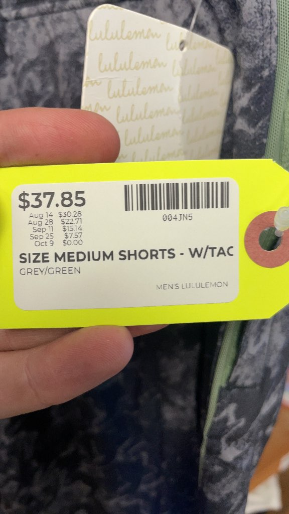 Lululemon Pace Breaker Shorts - Men's Medium