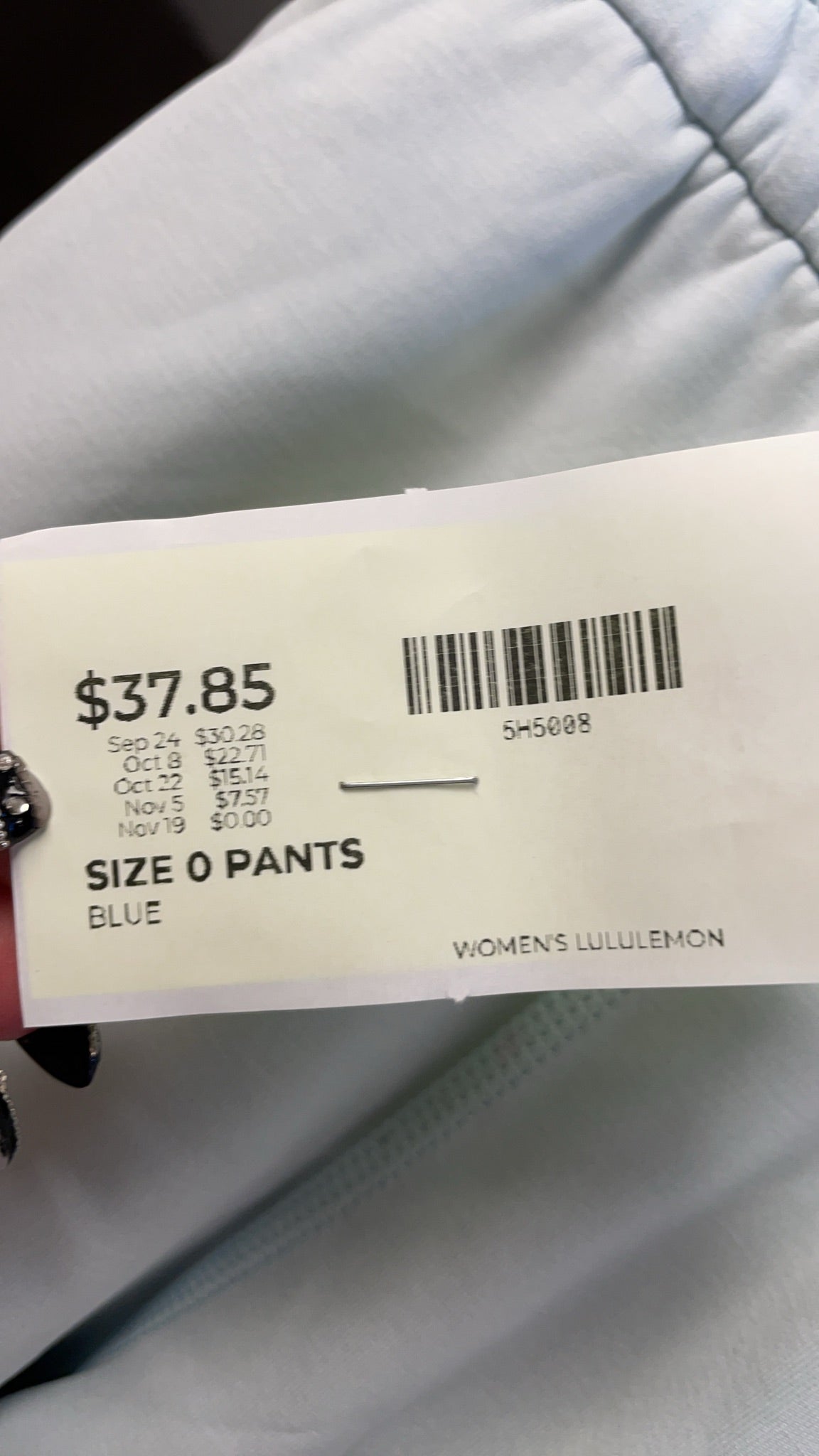 Lululemon Pants Size 0 Blue