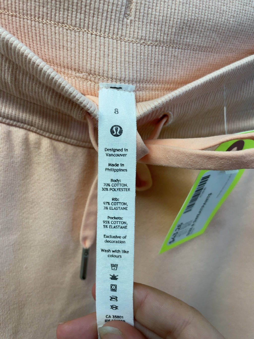 Lululemon Pink Women's Sweatpants - Size 8
