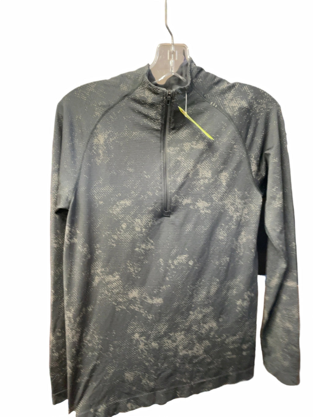 Lululemon Quarterzip Size Medium Green Patterned Shirt