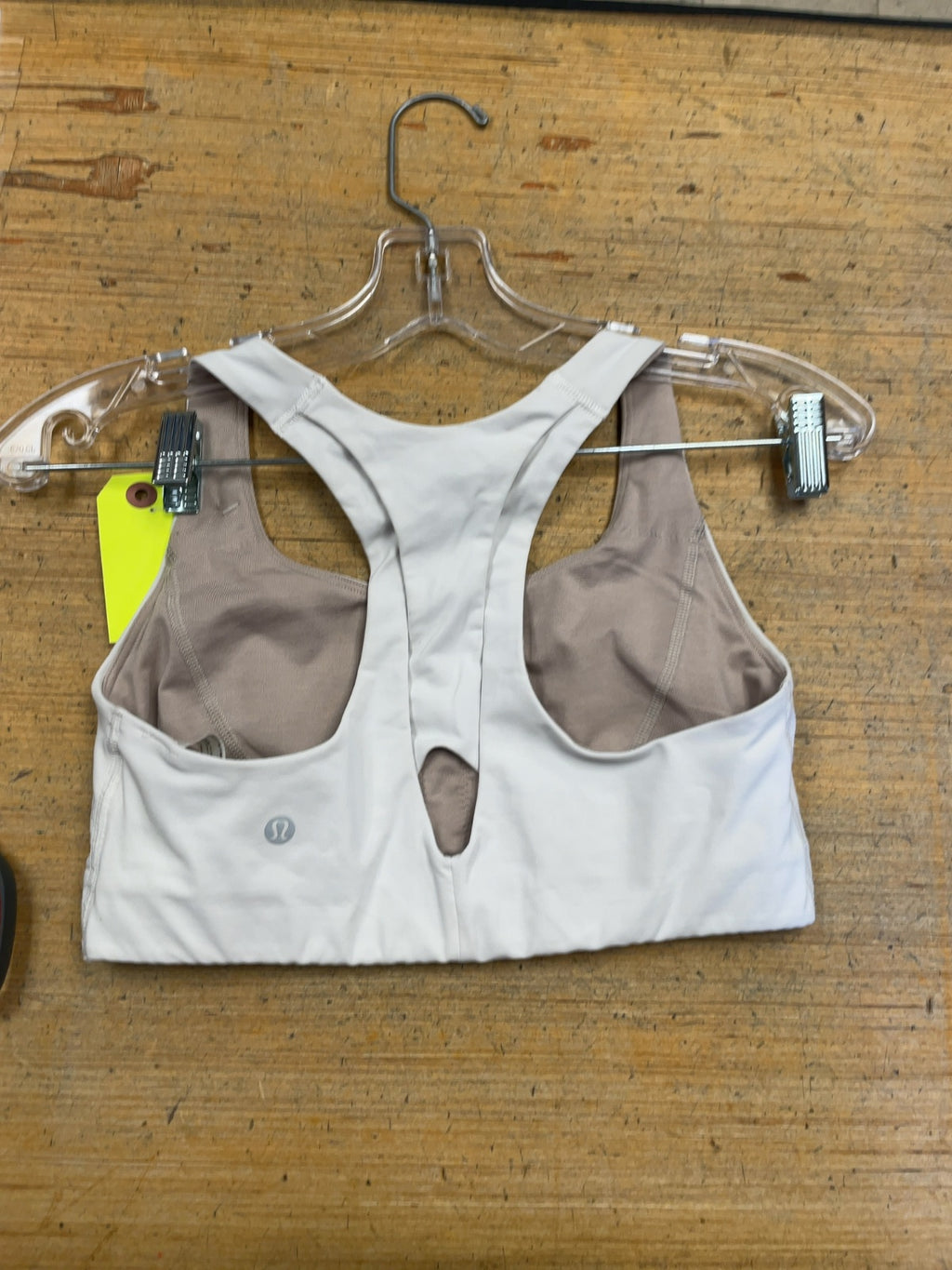 Lululemon Racerback Sports Bra Size 4 White