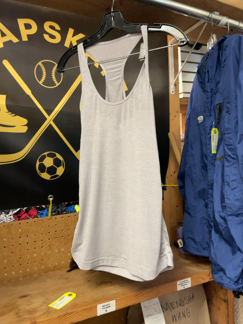 Lululemon Racerback Tank Top Size 4 Grey