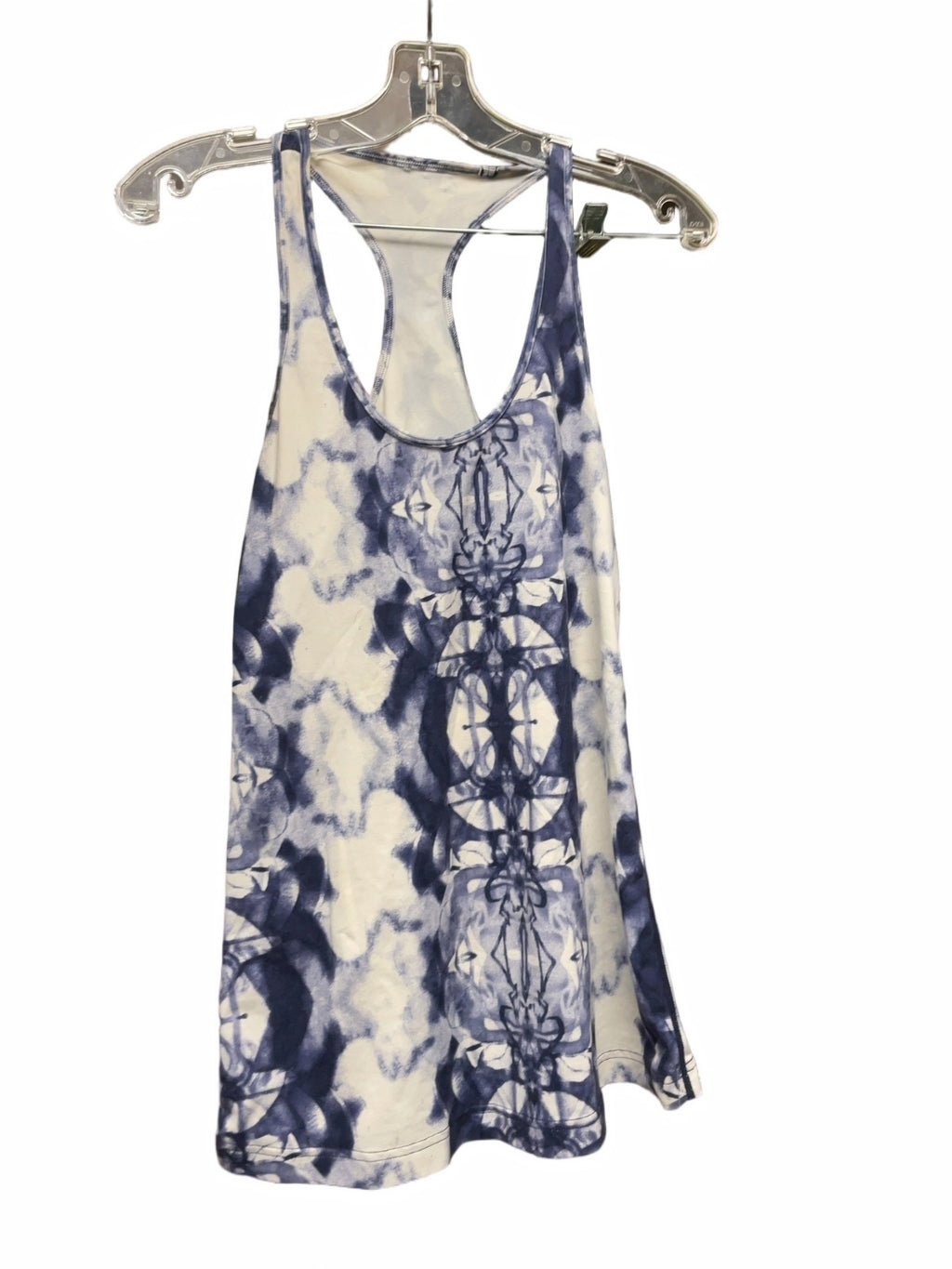 Lululemon Racerback Tank Top Size 6 Blue Tie Dye