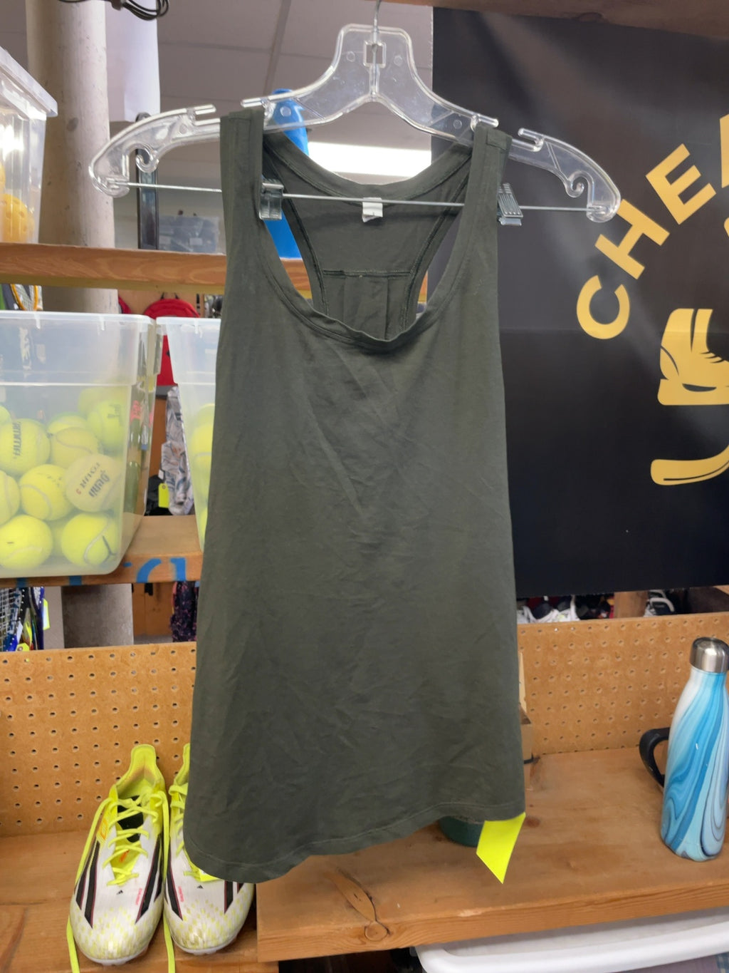 Lululemon Racerback Tank Top Size 6 Green