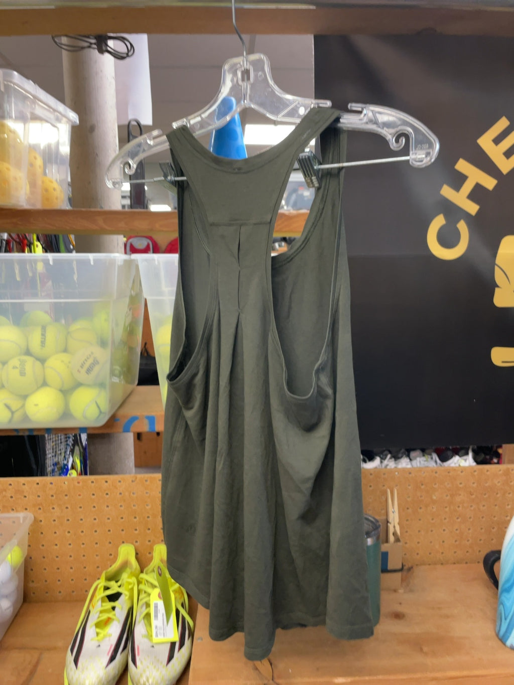 Lululemon Racerback Tank Top Size 6 Green