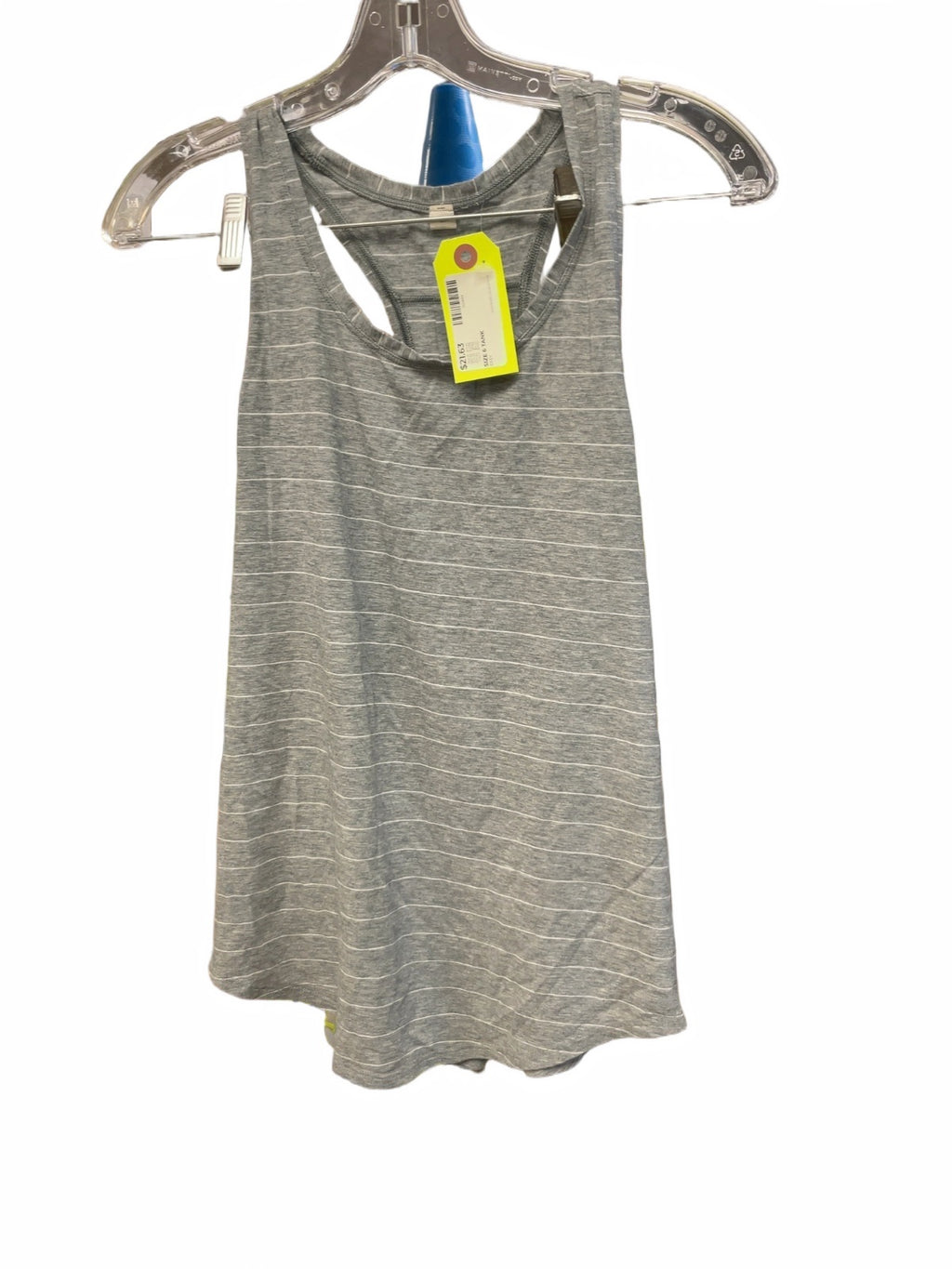 Lululemon Racerback Tank Top Size 6 Grey Striped