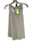 Lululemon Racerback Tank Top Size 6 Grey Striped