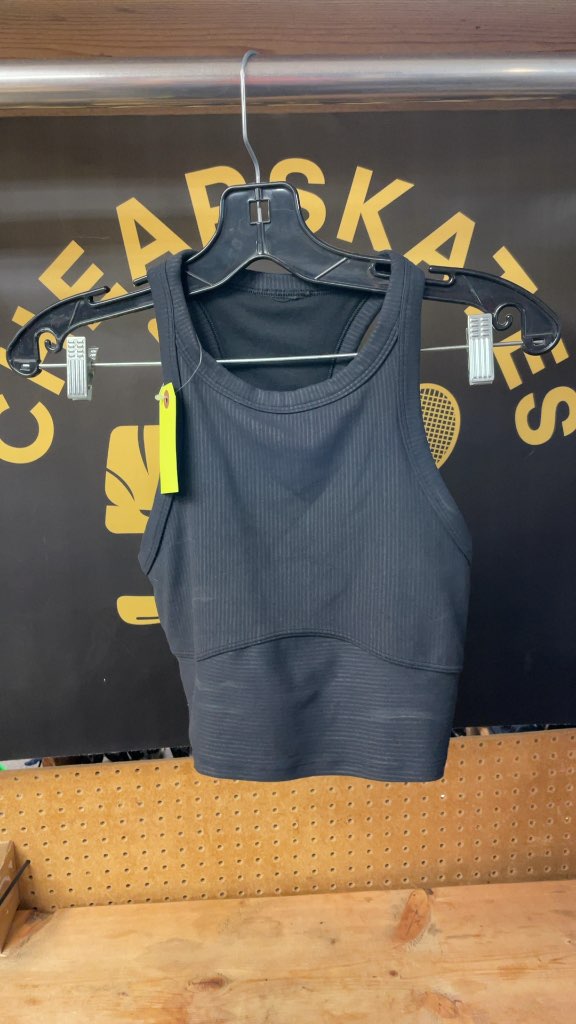 Lululemon Ribbed Racerback Sports Bra - Black - Size 4