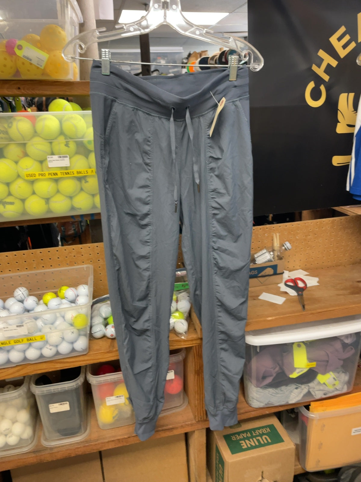 Lululemon Ruched Jogger Size 4 Grey Pants