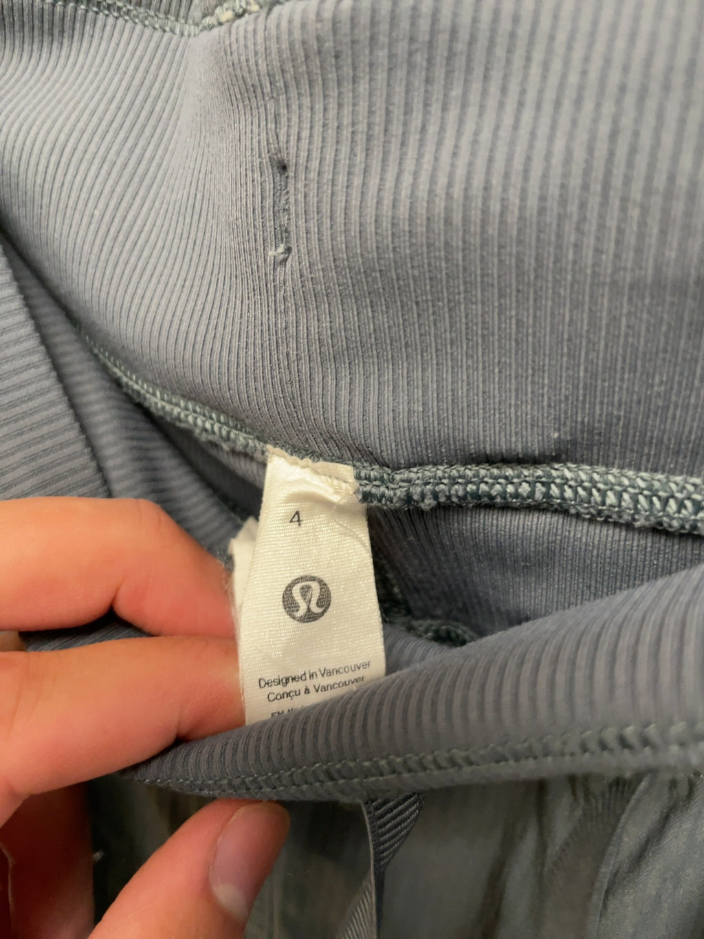 Lululemon Ruched Jogger Size 4 Grey Pants