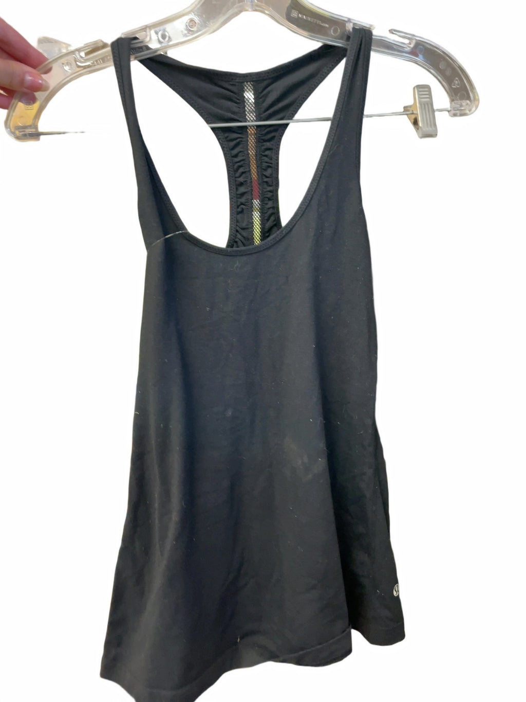 Lululemon Ruched Racerback Tank Size 6 Black