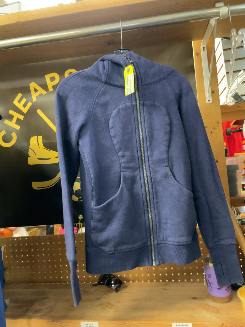 Lululemon Scuba Hoodie Size 4 Indigo Zip Up