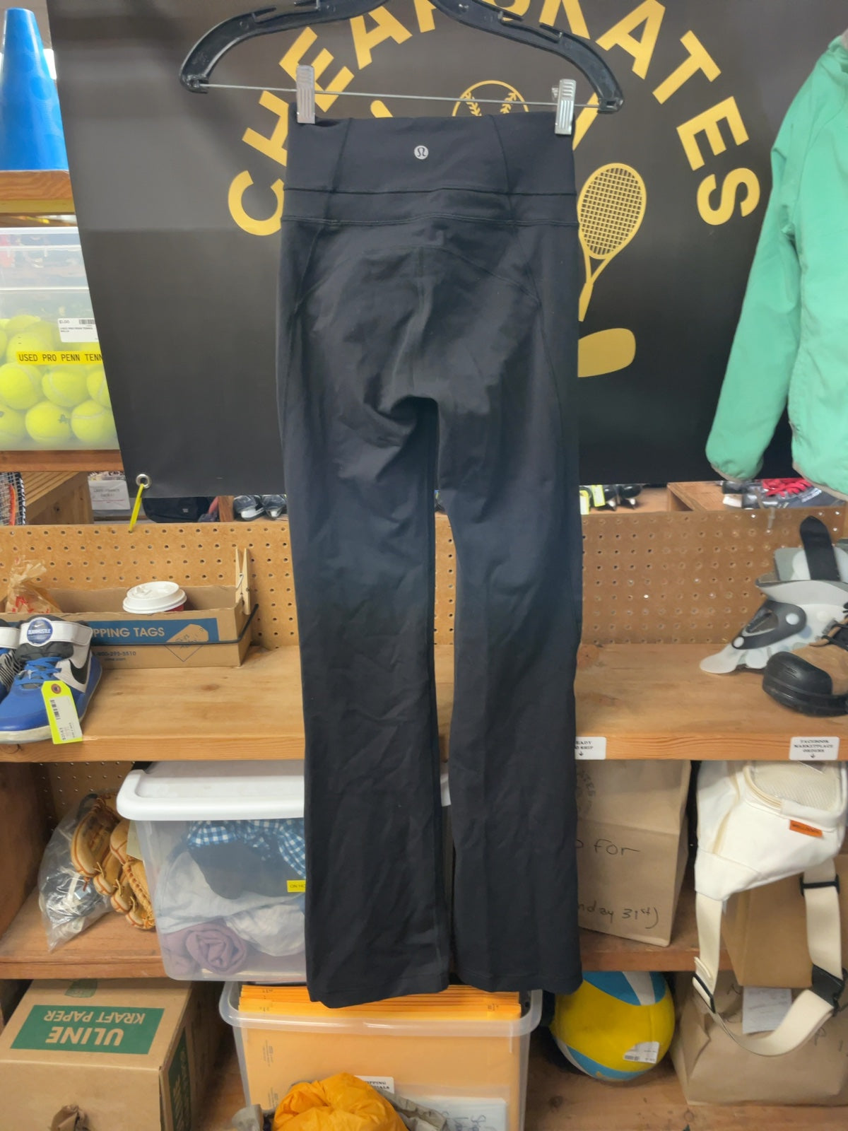 Lululemon Size 4 Black Flare Leggings