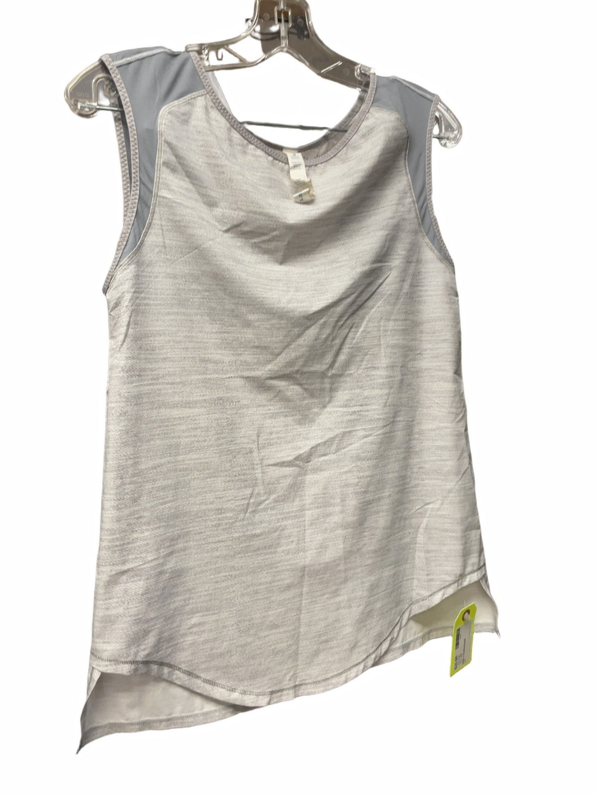 Lululemon Sleeveless Top Size 4 Grey Mesh Back