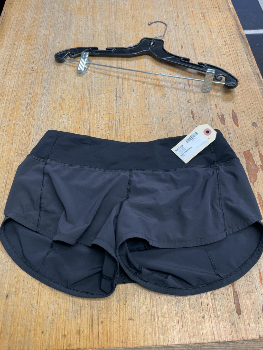 Lululemon Speed Up Short Size 4 Black