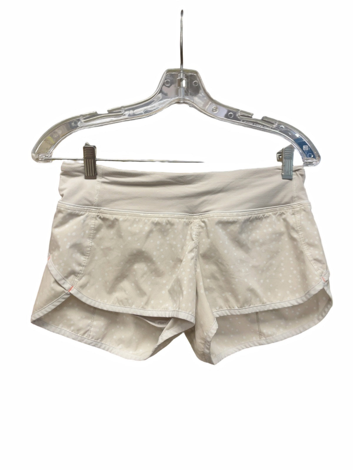 Lululemon Speed Up Short Size 4 White Polka Dot