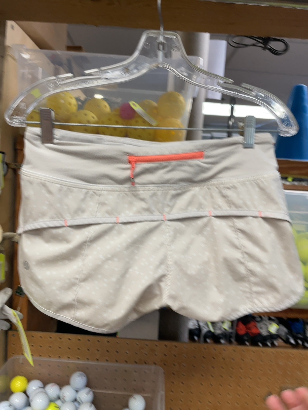 Lululemon Speed Up Short Size 4 White Polka Dot