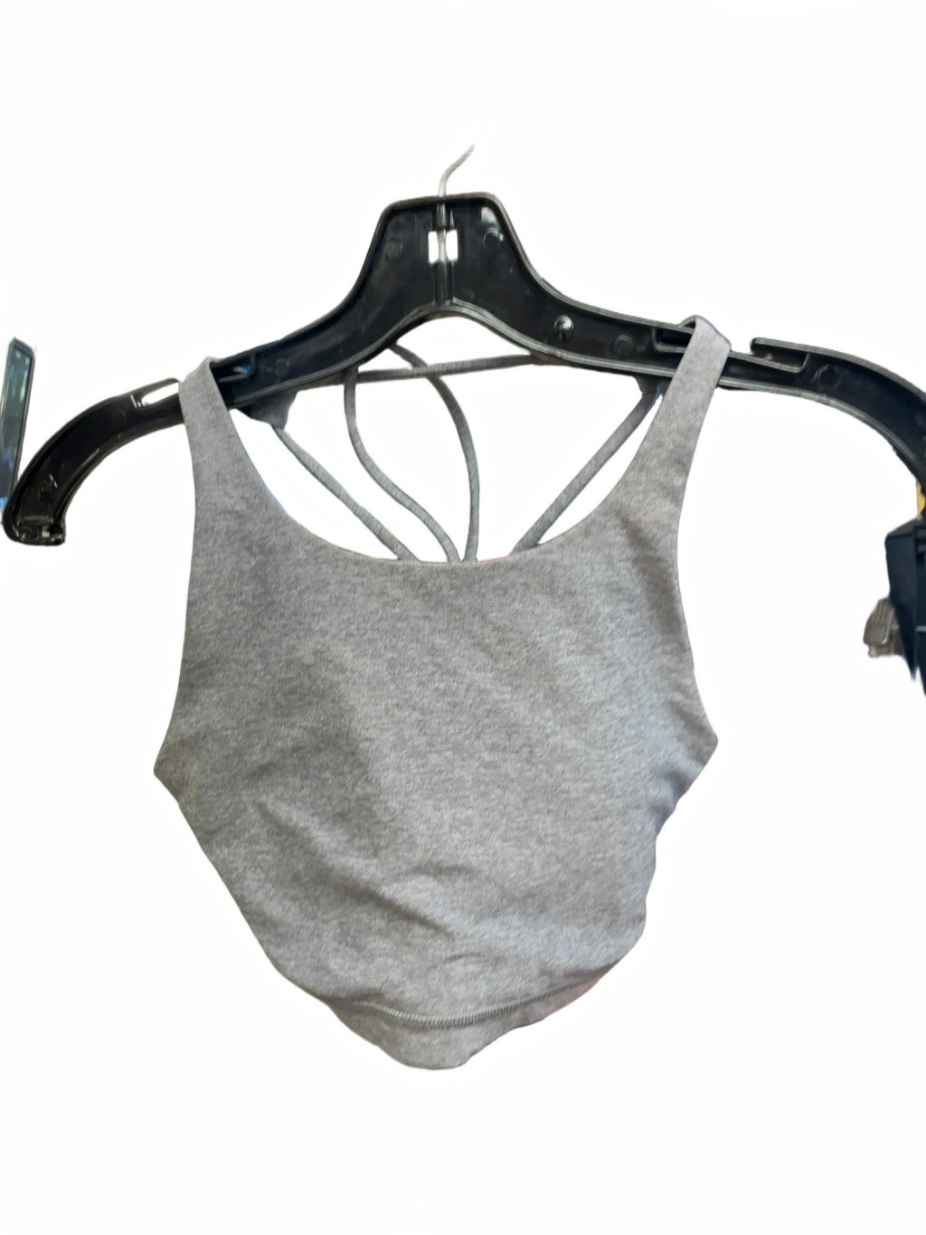 Lululemon Strappy Back Sports Bra Size 4 Grey