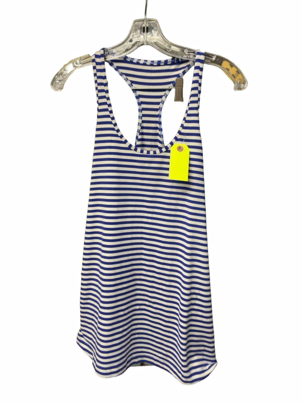 Lululemon Striped Racerback Tank Top Size 12 Blue/White