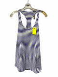 Lululemon Striped Racerback Tank Top Size 12 Blue/White