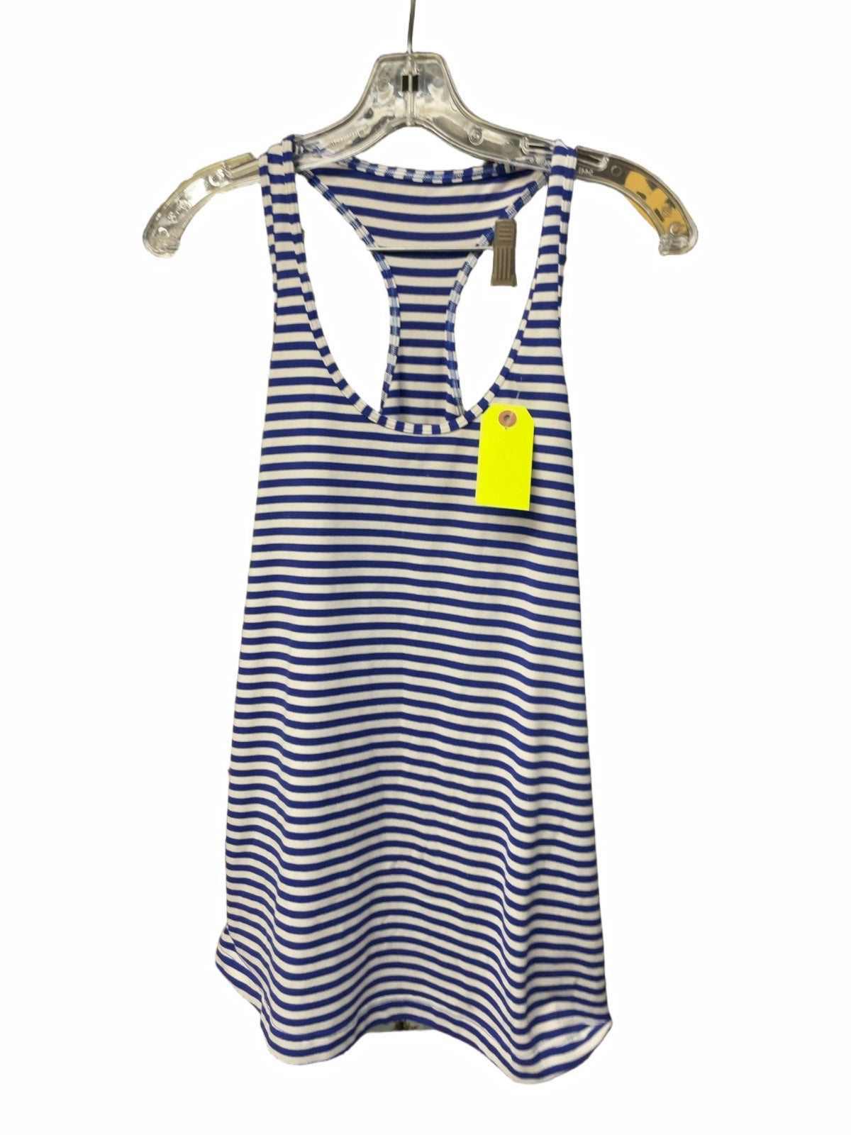 Lululemon Striped Racerback Tank Top Size 12 Blue/White