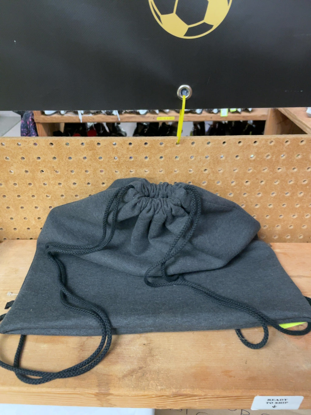 Lululemon Sweat Bag Grey Drawstring Cinch Sack