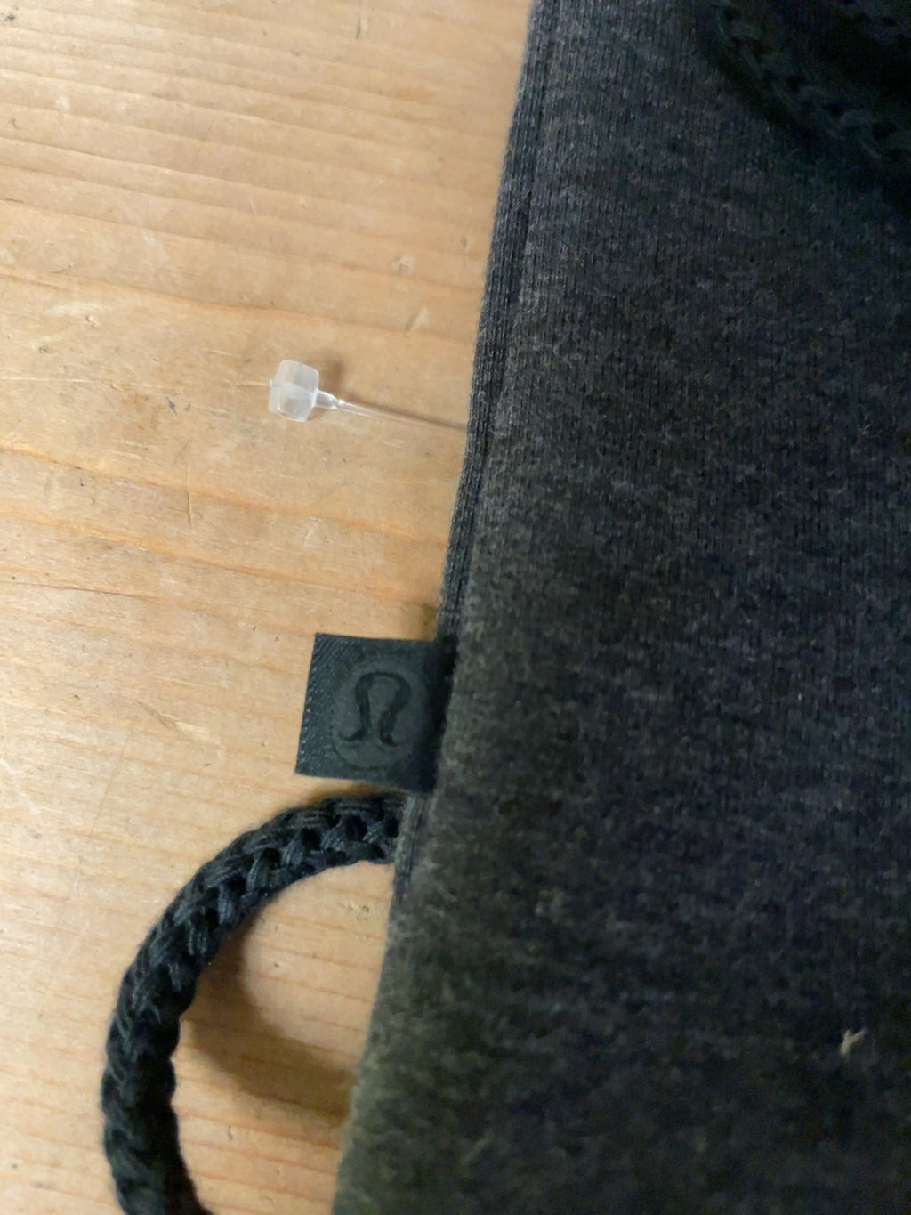 Lululemon Sweat Bag Grey Drawstring Cinch Sack