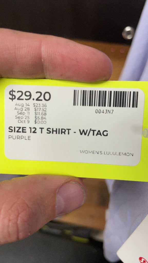 Lululemon Swiftly Breathe Short Sleeve T-Shirt - Size 12